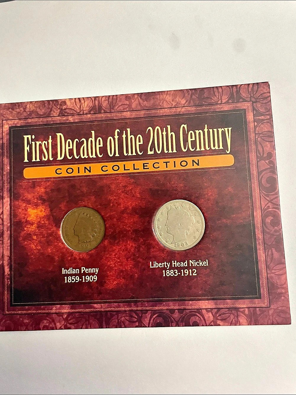 1901 Indian Head Cent & 1903 Liberty V Nickel Set